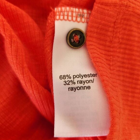 Maurices xs womens tangerine orange blouse sleeveless NWT - Picture 6 of 6